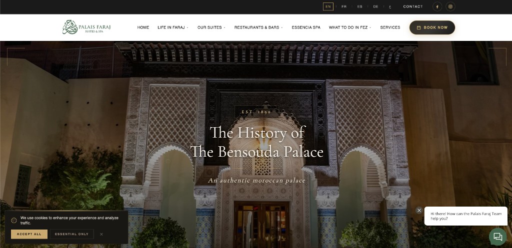 Palais Faraj Suites & Spa — Hôtel de luxe à Fès