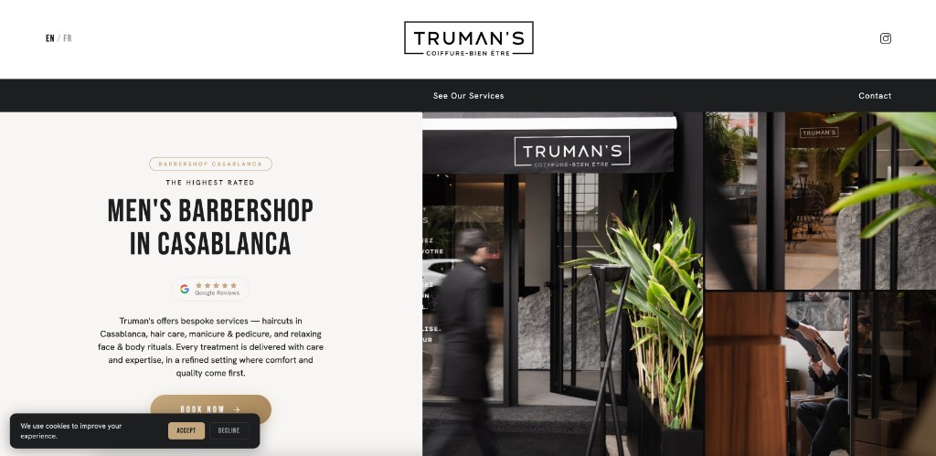 Truman's — Barbershop à Casablanca