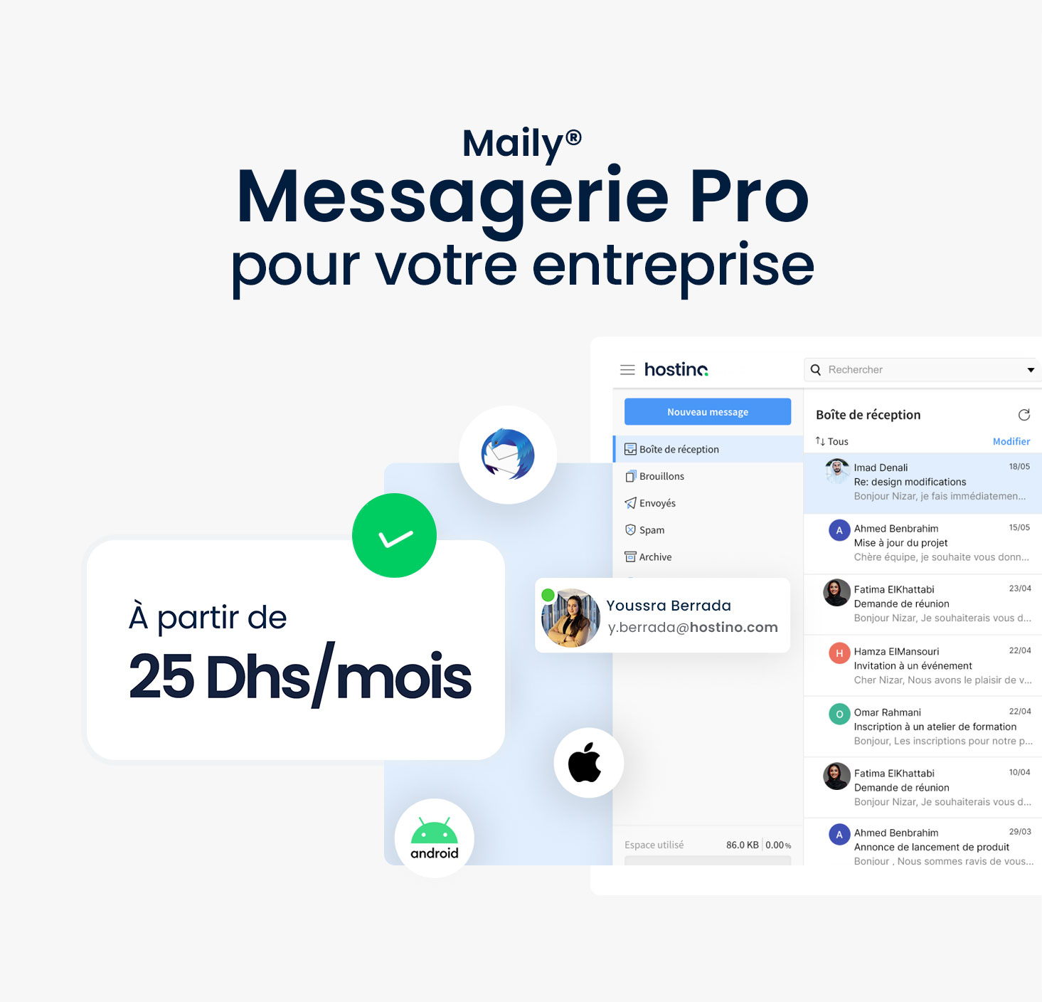 Email professionnel Khémisset